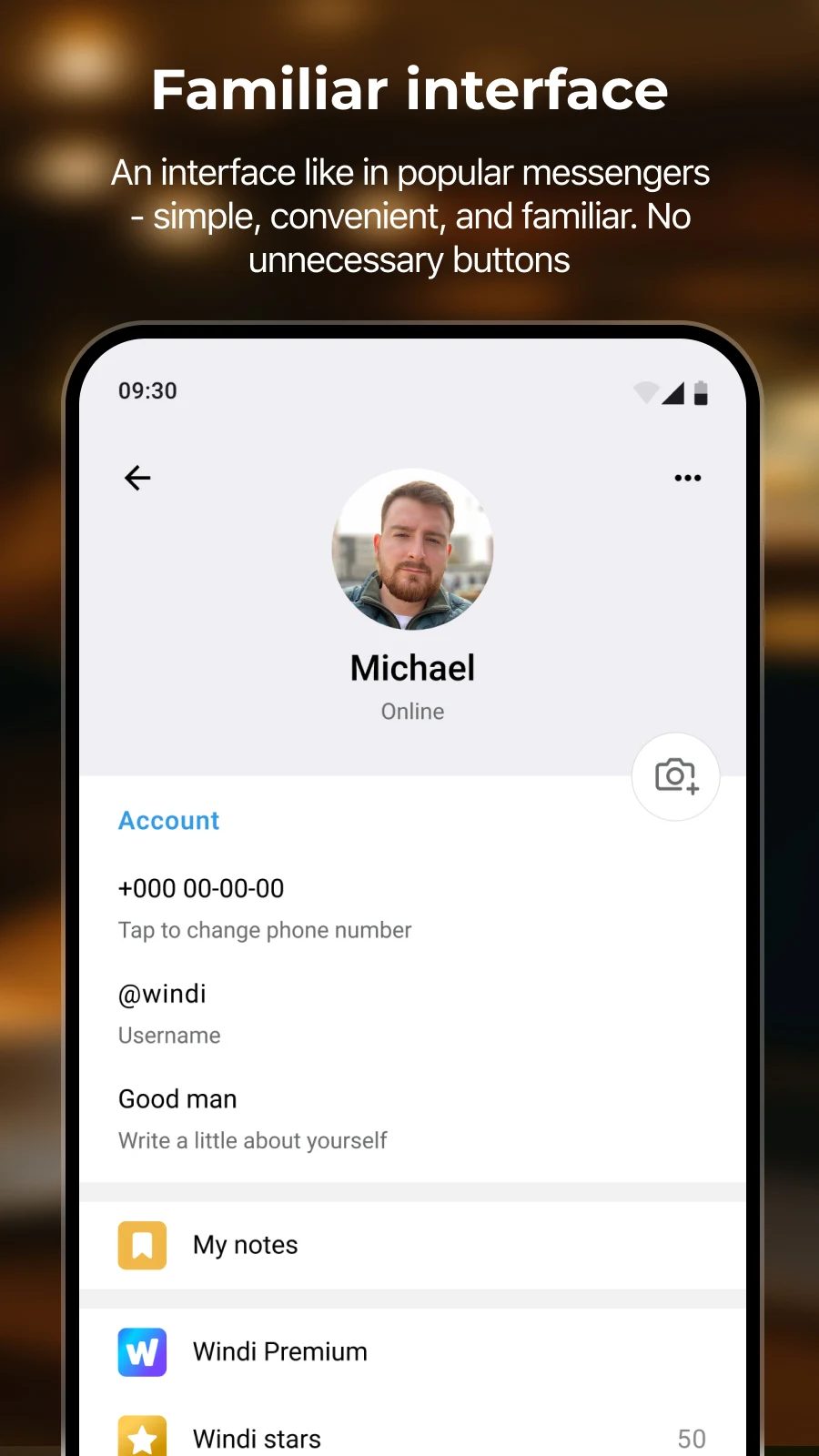 Windi Messenger screenshot