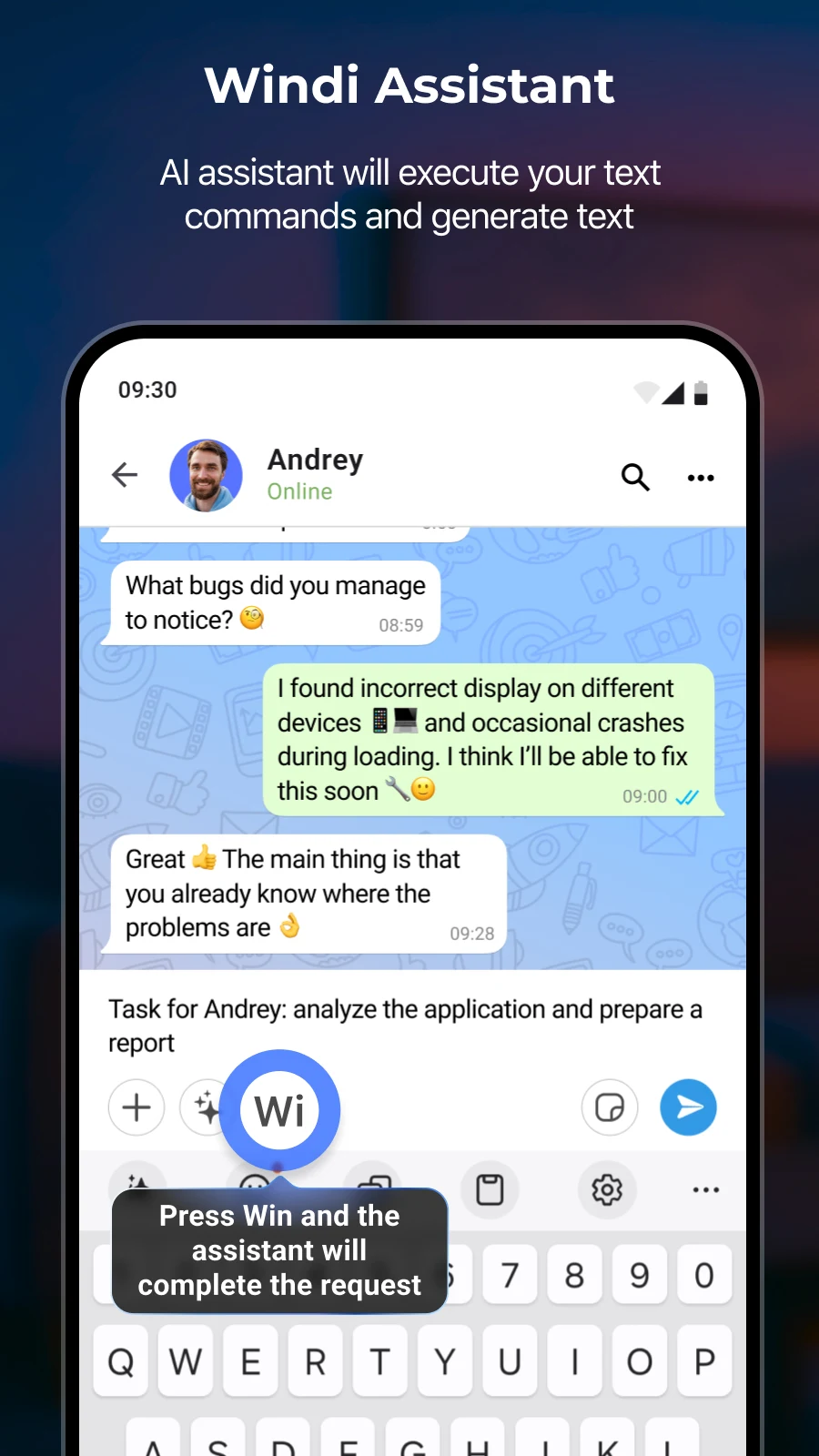 Windi Messenger screenshot